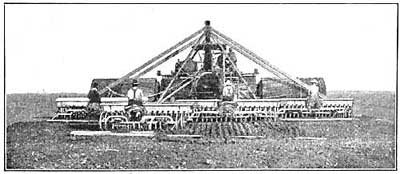 FIG. 117.&mdash;A farm engine putting in a crop.