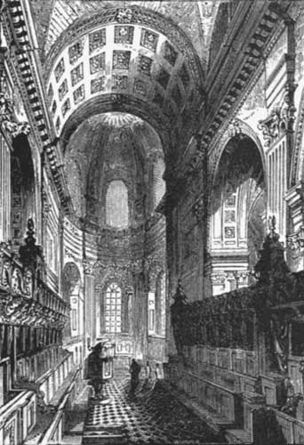 THE CHOIR&mdash;ST. PAUL'S CATHEDRAL.